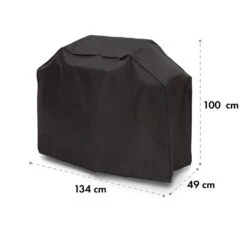 Gazooka 3.0T Wetterschutzhaube 600D Canvas 30/70% PE/PVC Schwarz -Outdoor Grills Store 10033536 yy 0006 logo Klarstein Gazooka 3 0T Wetterschutzhaube schwarz