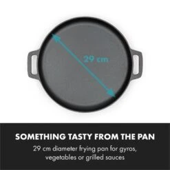 Tomahawk 3.1 S Brat & Back-Set Pfanne Pizzastein Ø29 Cm -Outdoor Grills Store 10033568 yy 0004 logo Klarstein Tomahawk Brat and Back Set