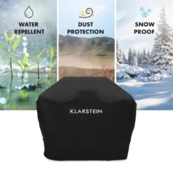 Tomahawk 3.1 S Wetterschutzhaube 300D Canvas 30/70% PE/PVC Schwarz -Outdoor Grills Store 10033569 yy 0005 logo Klarstein Tomahawk S Wetterschutzhaube schwarz