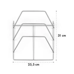 Vendetta 3.0 TI Rack Verchromter Stahl Einfach Anzubringen Zubehör 7 Vendetta 3.0 TI Rack Verchromter Stahl Einfach Anzubringen Zubehör -Outdoor Grills Store 10033618 yy 0004 logo Klarstein Vendetta TI Rack
