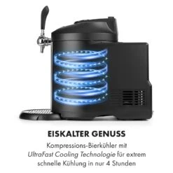 Beerkules Bierzapfanlage 5l Fässer Kompressor 120W Cooling: 4h -Outdoor Grills Store 10033689 de 0003 logo