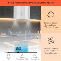 Beretta Inselabzugshaube Ø35cm Ab-/Umluft 650m³/h LED Edelstahl -Outdoor Grills Store 10033719 de 0003 usp