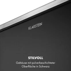 Trash Gordon Treteimer 30L / 2x15L Geräuschlos PP Edelstahl Schwarz -Outdoor Grills Store 10033721 de 0004 logo