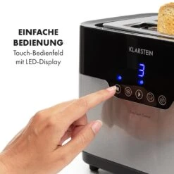 Arabica Toaster 920W LED-Display Touch-Bedienfeld Edelstahl 11 Arabica Toaster 920W LED-Display Touch-Bedienfeld Edelstahl -Outdoor Grills Store 10033728 de 0003 logo