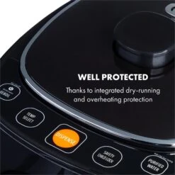 Hot Spring Plus Heißwasserspender 5l Edelstahl-Wassertank 45-95 °C -Outdoor Grills Store 10033753 yy 0003 logo Klarstein Hot Spring Heisswasserspender schwarz