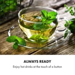 Hot Spring Plus Heißwasserspender 5l Edelstahl-Wassertank 45-95 °C -Outdoor Grills Store 10033753 yy 0008 logo Klarstein Hot Spring Heisswasserspender schwarz