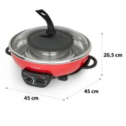 Szechuan Hot Pot Und Grillplatte 5l Vol. 1350 W, 600 W Rot -Outdoor Grills Store 10033779 yy 0009 logo