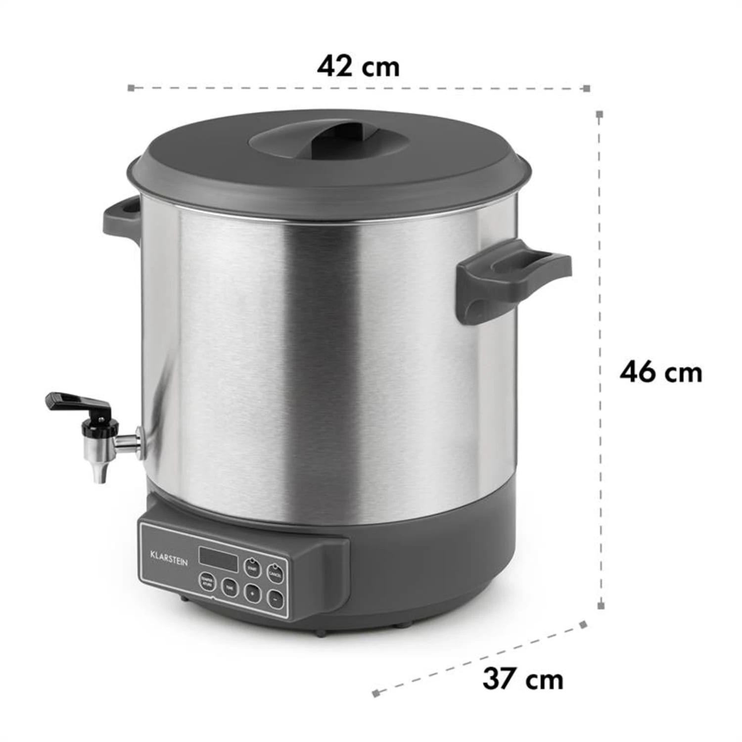 Lady Marmalade Einkochautomat Getränkespender 27L 100°C 12h Edelstahl 10 Lady Marmalade Einkochautomat Getränkespender 27L 100°C 12h Edelstahl – Bild 10