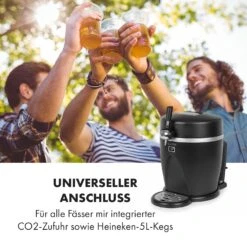 Tap2Go Mobile 2-in1 Bierzapfanlage Mit Getränkekühler 5l/13l Schwarz -Outdoor Grills Store 10034006 de 0004 logo