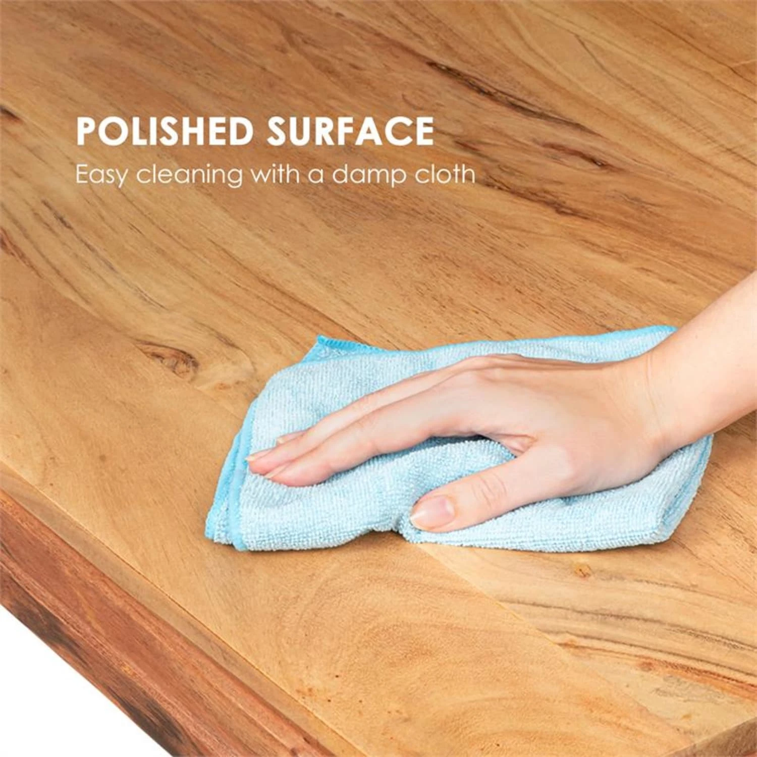 Vantor Esstisch Akazienholz Eisengestell 175 X 78 X 80 Cm Holz 5 Vantor Esstisch Akazienholz Eisengestell 175 X 78 X 80 Cm Holz – Bild 5