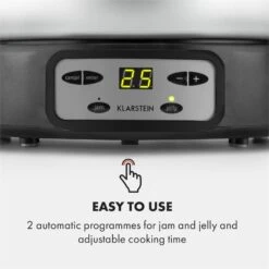 Jam Session Marmeladen- Und Geleekocher 1000W 2 Automatikprogramme -Outdoor Grills Store 10034109 yy 0004 logo Klarstein Jam Session Marmeladen und Geleekocher