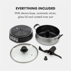 Jam Session Marmeladen- Und Geleekocher 1000W 2 Automatikprogramme -Outdoor Grills Store 10034109 yy 0008 logo Klarstein Jam Session Marmeladen und Geleekocher