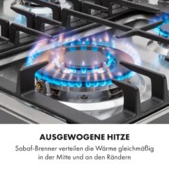 Ignito 4 Zonen Gaskochfeld 4-flammig Sabaf-Brenner Edelstahl Silber -Outdoor Grills Store 10034110 de 0003 logo