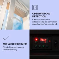 Lienz Elektrischer Kamin 1800W Steindekor Polystone Fernbedienung 10 Lienz Elektrischer Kamin 1800W Steindekor Polystone Fernbedienung -Outdoor Grills Store 10034122 de 0004 logo