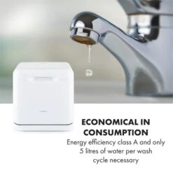 Aquatica Geschirrspüler Freistehend Installationsfrei 2 Gedecke 860W 19 Aquatica Geschirrspüler Freistehend Installationsfrei 2 Gedecke 860W -Outdoor Grills Store 10034126 yy 0009 logo Klarstein Aquatica Geschirrspueler weiss