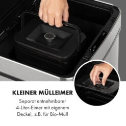 Touchless Müllsammler Sensor 72L 4 Behälter ABS PP Edelstahl Gebürstet -Outdoor Grills Store 10034128 de 0004 logo