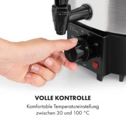 Biggie Eco Einkochautomat & Getränkespender 1000W 30-100°C Zapfhahn 9l -Outdoor Grills Store 10034147 de 0003 logo