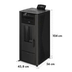 Energiewende Pelletofen 5/10 KW 5 Stufen Timer 18kg 250m³ Fernbedienung Schwarz 18 Energiewende Pelletofen 5/10 KW 5 Stufen Timer 18kg 250m³ Fernbedienung Schwarz -Outdoor Grills Store 10034153 yy 0009 logo
