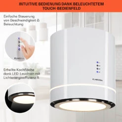 Tron Ambience Inselabzugshaube Ø38cm Umluft 540m³/h LED Weiß 12 Tron Ambience Inselabzugshaube Ø38cm Umluft 540m³/h LED Weiß -Outdoor Grills Store 10034214 de 0004 usp