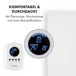 Crystal Wall Infrarotheizung 100x60cm 600W Wochentimer IP54 Weiß -Outdoor Grills Store 10034223 de 0004 logo