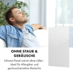 Crystal Wall Infrarotheizung 100x60cm 600W Wochentimer IP54 Weiß -Outdoor Grills Store 10034223 de 0005 logo