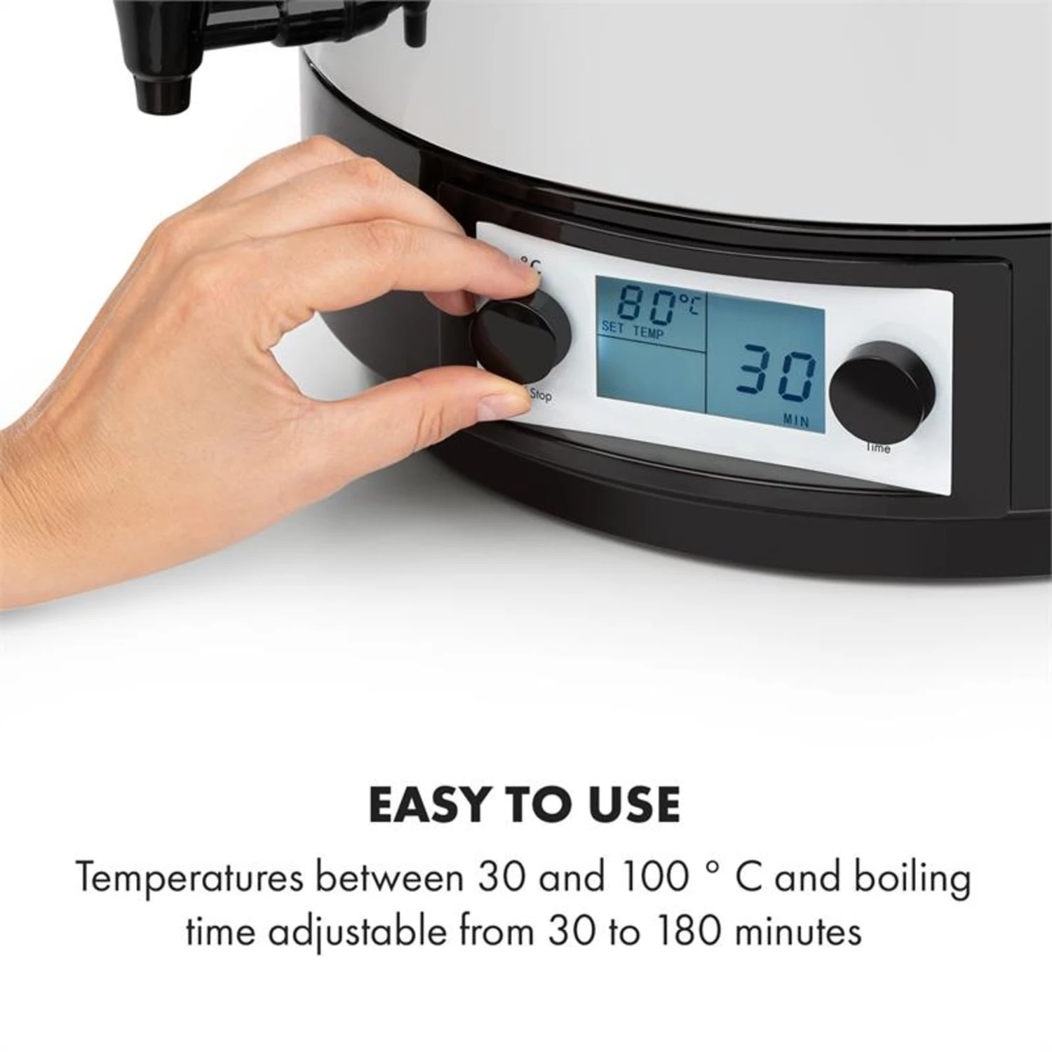 KonfiStar 60 Digital Einkocher Getränkespender 2500W 60L 100°C 180min 3 KonfiStar 60 Digital Einkocher Getränkespender 2500W 60L 100°C 180min – Bild 3