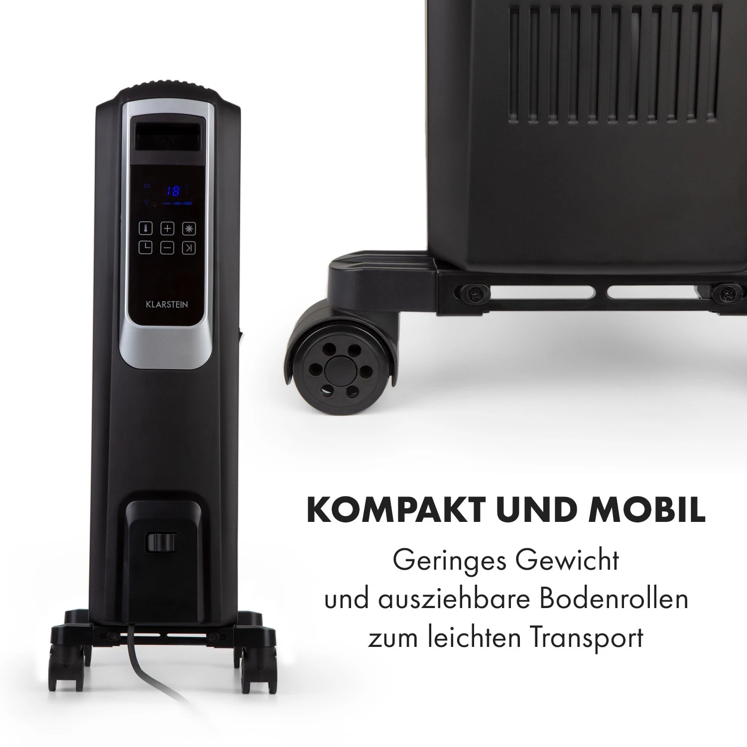 Thermaxx Noir Ölradiator 2500W 10-30° C 24h-Timer Fernbedienung 7 Thermaxx Noir Ölradiator 2500W 10-30° C 24h-Timer Fernbedienung – Bild 7