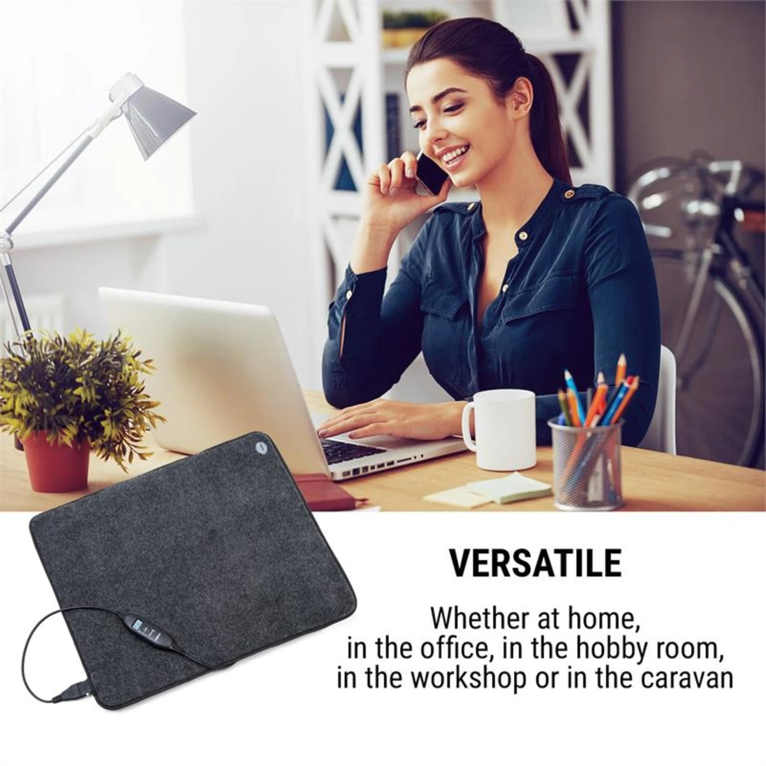 Magic Carpet DLX Heizmatte 60 X 70 Cm 100 W 4 Temp. Timer Anthrazit 5 Magic Carpet DLX Heizmatte 60 X 70 Cm 100 W 4 Temp. Timer Anthrazit – Bild 5