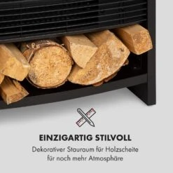 Bergamo Elektrischer Kamin 900/1800W Thermostat Holzoptik -Outdoor Grills Store 10034397 de 0005 logo