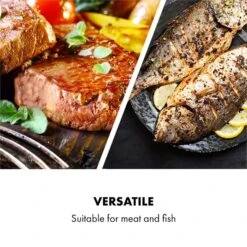 AeroVital Cube Chef Heißluftfritteuse Steak-Käfig Zubehör Edelstahl -Outdoor Grills Store 10034408 yy 0003 logo Klarstein AeroVital Cube Chef Steak Kaefig