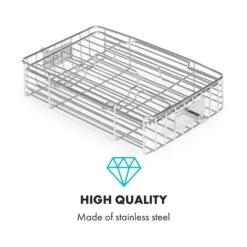 AeroVital Cube Chef Heißluftfritteuse Steak-Käfig Zubehör Edelstahl -Outdoor Grills Store 10034408 yy 0004 logo Klarstein AeroVital Cube Chef Steak Kaefig