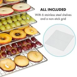 Flavour Dry Dörrautomat Temperatur: 35 - 75 °C Digitaler Thermostat -Outdoor Grills Store 10034423 yy 0005 logo Klarstein Flavour Dry Doerrautomat schwarz