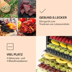 Mega Jerky Dörrautomat 650W 35-80°C LC-Touch-Display Timer 8 Ebenen -Outdoor Grills Store 10034439 de 0004 logo