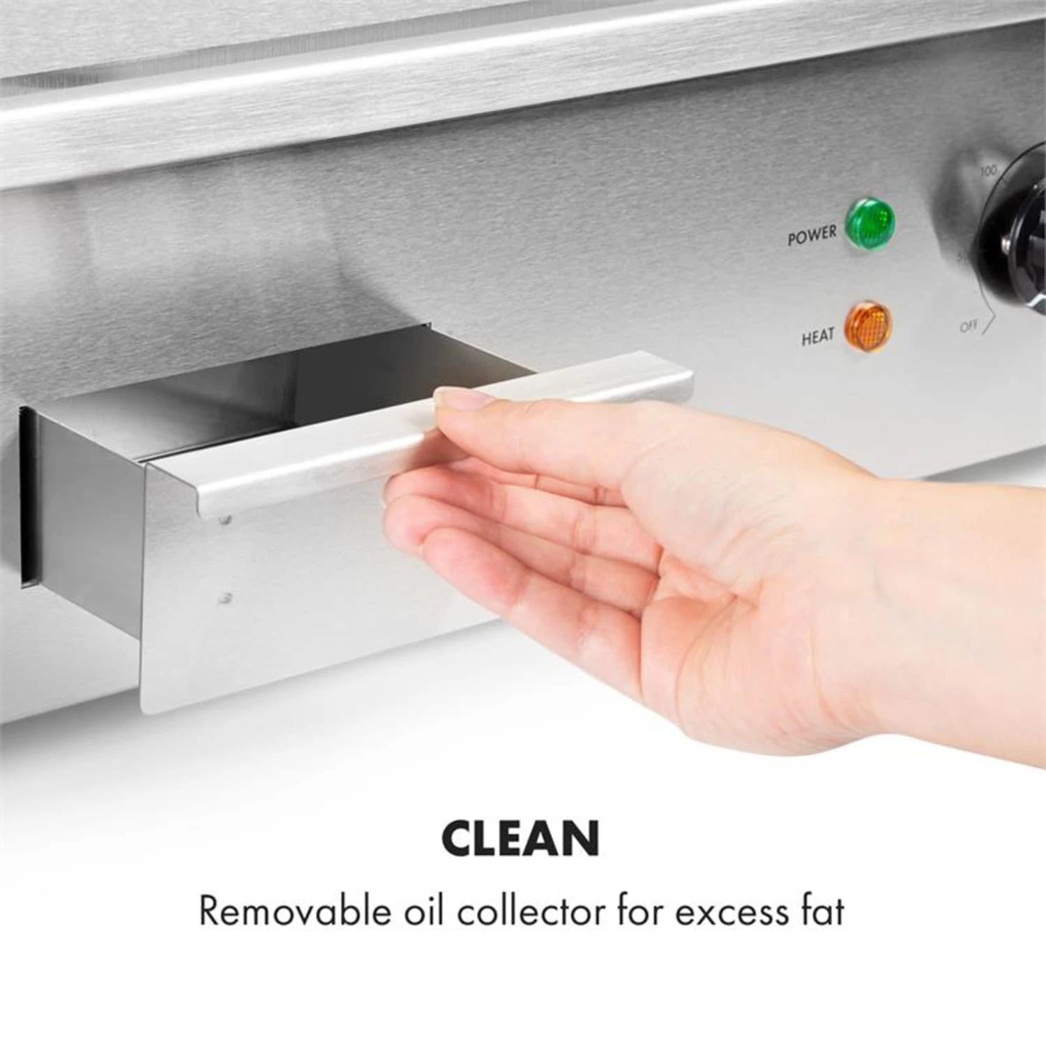 Grillmeile 3000G Elektrogrill 3000W Grillplatte 54,5x35cm Glatt 6 Grillmeile 3000G Elektrogrill 3000W Grillplatte 54,5x35cm Glatt – Bild 6