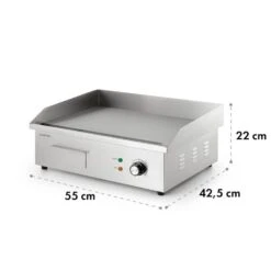 Grillmeile 3000G Elektrogrill 3000W Grillplatte 54,5x35cm Glatt 15 Grillmeile 3000G Elektrogrill 3000W Grillplatte 54,5x35cm Glatt -Outdoor Grills Store 10034447 yy 0009 logo Klarstein Grillmeile 3000G Pro Elektrogrill glatt