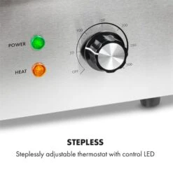 Grillmeile 3000R Elektrogrill 3000W Platte 54,5x35cm Geriffelt -Outdoor Grills Store 10034449 yy 0003 logo Klarstein Grillmeile 3000R Pro Grill geriffelt