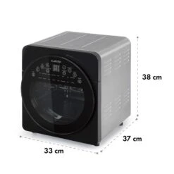 AeroVital Easy Touch Heißluftfritteuse 1700W 14l Timer 16 Programme Metallic / Schwarz -Outdoor Grills Store 10034451 yy 0008 logo Klarstein AeroVital easy touch Heissluftfritteuse