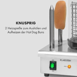 Wurstfabrik Pro 550 Hot Dog Maker 550W 2 Spieße 5L 30-100°C Edelstahl 14 Wurstfabrik Pro 550 Hot Dog Maker 550W 2 Spieße 5L 30-100°C Edelstahl -Outdoor Grills Store 10034453 de 0005 logo