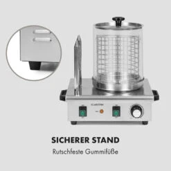 Wurstfabrik Pro 550 Hot Dog Maker 550W 2 Spieße 5L 30-100°C Edelstahl 17 Wurstfabrik Pro 550 Hot Dog Maker 550W 2 Spieße 5L 30-100°C Edelstahl -Outdoor Grills Store 10034453 de 0008 logo