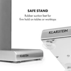 Kraftpaket Milchshake-Mixer Proteinshake 80W Edelstahl Silber -Outdoor Grills Store 10034456 yy 0008 logo Klarstein Kraftpaket Pro Milchshake Mixer 80W