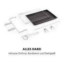 Masterchef 60 Mini-Backofen 60l 2000W 100-230 °C Timer Schwarz -Outdoor Grills Store 10034498 de 0008 logo