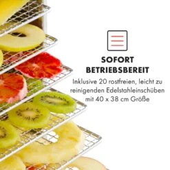 Master Jerky 300 Dörrautomat 2000W 40-90 °C 24h-Timer Edelstahl Silber 11 Master Jerky 300 Dörrautomat 2000W 40-90 °C 24h-Timer Edelstahl Silber -Outdoor Grills Store 10034544 de 0004 logo