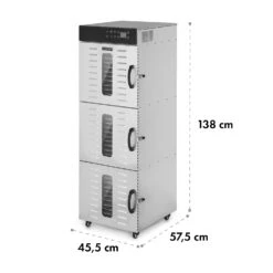Master Jerky 550 Dörrautomat 2400W 40-90 °C 24h-Timer Edelstahl Silber -Outdoor Grills Store 10034546 yy 0008 dimensions