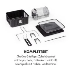 AeroVital Fry Heißluftfritteuse 1500W 10l Timer 9 Programme -Outdoor Grills Store 10034575 de 0008 logo