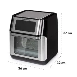 AeroVital Fry Heißluftfritteuse 1500W 10l Timer 9 Programme -Outdoor Grills Store 10034575 yy 0011 dimensions