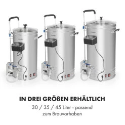 Brauheld Pro Maischekessel 2500W 30L 30-100°C Umwälzpumpe Edelstahl 14 Brauheld Pro Maischekessel 2500W 30L 30-100°C Umwälzpumpe Edelstahl -Outdoor Grills Store 10034586 de 0007 logo