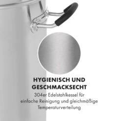 Brauheld Pro Maischekessel 2500W 30L 30-100°C Umwälzpumpe Edelstahl 15 Brauheld Pro Maischekessel 2500W 30L 30-100°C Umwälzpumpe Edelstahl -Outdoor Grills Store 10034586 de 0008 logo