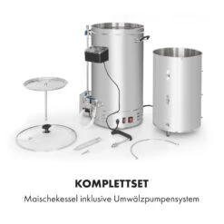 Brauheld Pro Maischekessel 2500W 35L 30-100°C Umwälzpumpe Edelstahl 14 Brauheld Pro Maischekessel 2500W 35L 30-100°C Umwälzpumpe Edelstahl -Outdoor Grills Store 10034587 de 0006 logo