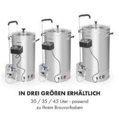 Brauheld Pro Maischekessel 2500W 35L 30-100°C Umwälzpumpe Edelstahl 15 Brauheld Pro Maischekessel 2500W 35L 30-100°C Umwälzpumpe Edelstahl -Outdoor Grills Store 10034587 de 0007 logo