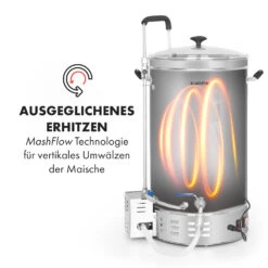 Brauheld Pro Maischekessel 3300W 45L 30-100°C Umwälzpumpe Edelstahl -Outdoor Grills Store 10034588 de 0004 logo